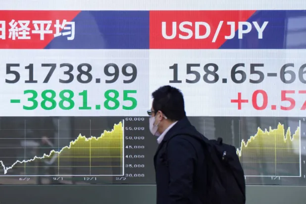 مؤشر «نيكي» يهوي بأكثر من 5 % إلى أدنى مستوى في شهر