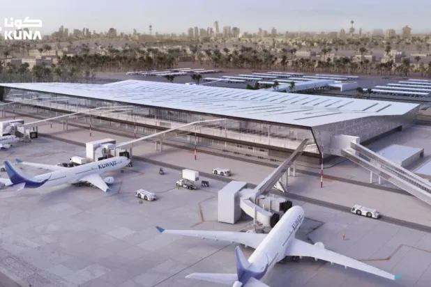 استهداف مطار الكويت الدولي بعدة طائرات مسيرة… ولا إصابات