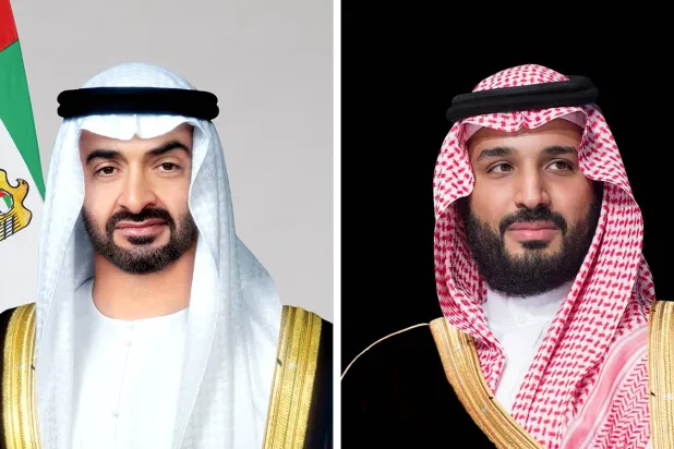 ولي العهد السعودي ورئيس الإمارات يبحثان هاتفياً مستجدات الأوضاع في المنطقة
