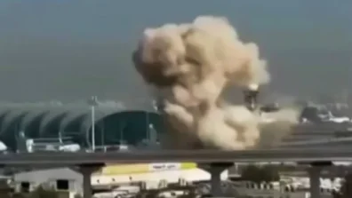 اشتعال خزان وقود في مطار دبي نتيجة «استهداف» بطائرة مسيّرة