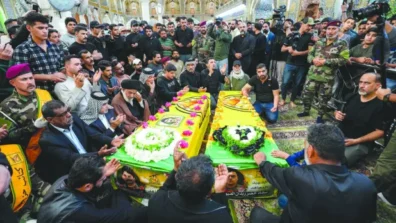 قتلى وجرحى من «الحشد» بضربة جوية عقب هجوم صاروخي على مطار بغداد