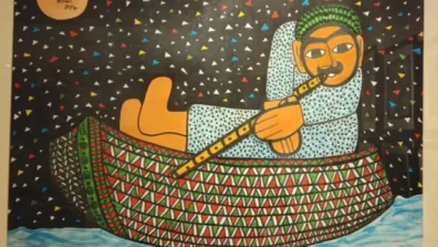 «مدد مدد»… لوحات فطرية لتجليات الفلكلور في عالم حسن الشرق