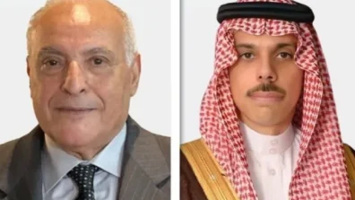 فيصل بن فرحان وعطّاف يبحثان مستجدات المنطقة