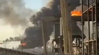 انفجار في مصفاة نفط بولاية تكساس الأميركية (فيديو)