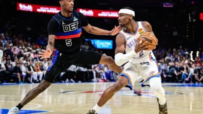 «إن بي إيه»: غيلجيوس ألكسندر يسجل 47 نقطة… ويقود ثاندر لهزيمة بيستونز