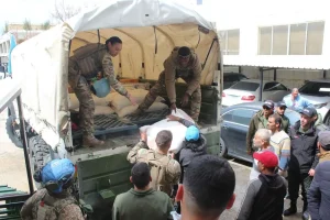 هبة فرنسية وفنلندية للنازحين في صور… الغذاء اليومي مضمون