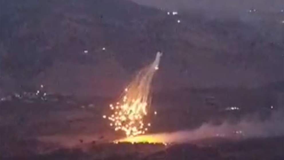 بالفيديو – قصف فوسفوري اسرائيلي طال بلدة الخيام