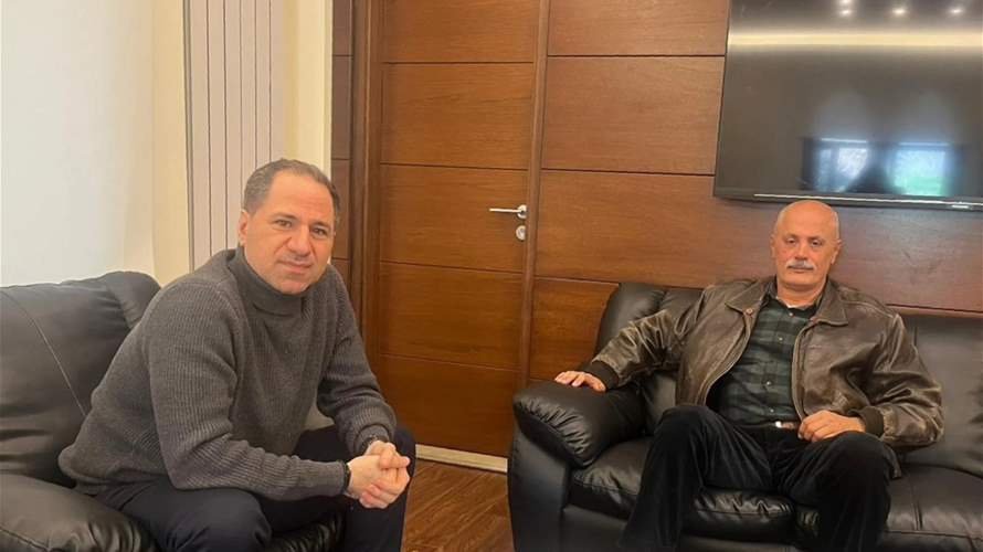 الجميّل استقبل عطالله: لتكثيف الجهود لحماية القرى الحدودية والجنوبية وتحييدها عن الاستهدافات الإسرائيلية