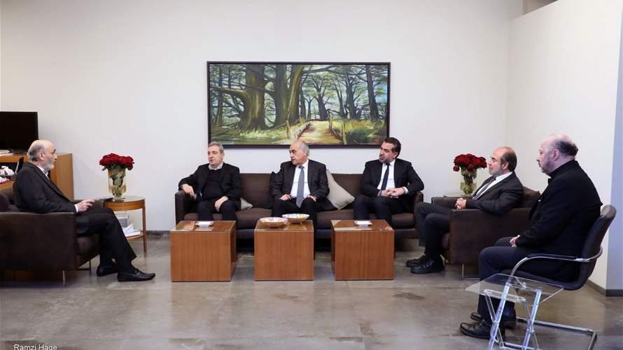 جعجع التقى وفدا نيابيا من التقدمي… أبو فاعور: للتمسك بالوحدة الوطنية والتحصن خلف الدولة