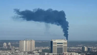 هجوم مُسيّرات يشعل حريقاً في مستودع شركة بريطانية بكردستان العراق