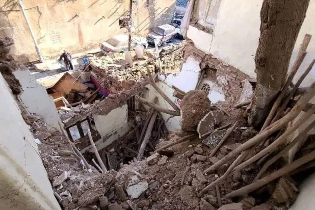 تضرر عشرات المنازل التاريخية في صنعاء جراء الأمطار