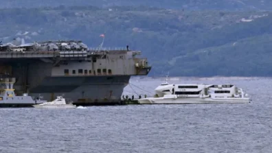 حاملة الطائرات الأميركية «جيرالد فورد» تغادر كرواتيا