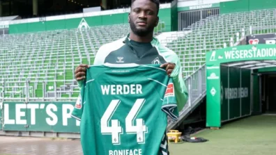 بونيفاس غير جاهز للعب مع بريمن