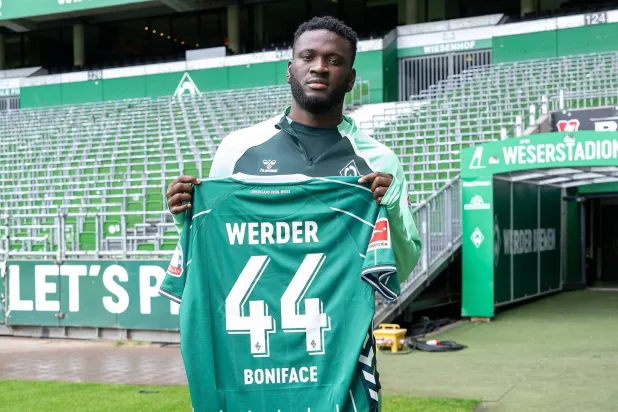 بونيفاس غير جاهز للعب مع بريمن