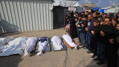 مقتل 7 فلسطينيين في غارة إسرائيلية على وسط قطاع غزة