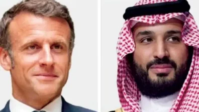 ماكرون يناقش مع ولي العهد السعودي الحاجة لاستعادة الملاحة الحرة والآمنة في هرمز