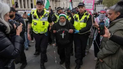 اعتقال 200 شخص خلال احتجاج على حظر حركة «فلسطين أكشن» في لندن