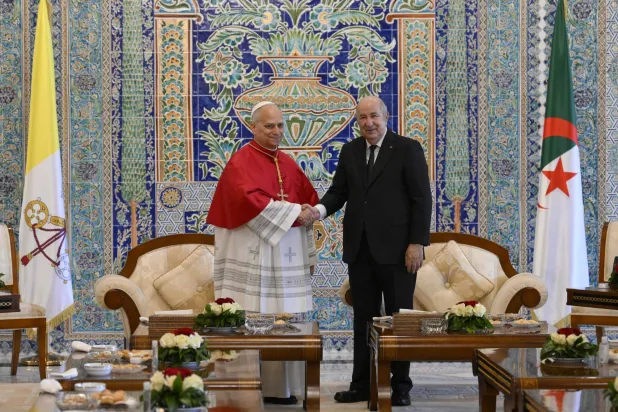 رئيس الجزائر: أدعو مع البابا ليو بالأمن والأمان لمنطقة الخليج ولبنان