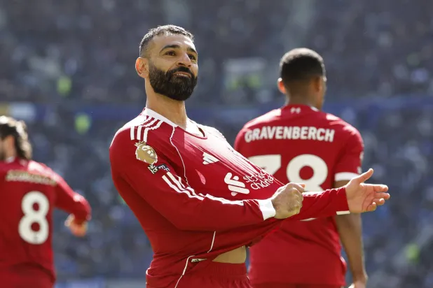 محمد صلاح يعادل رقم جيرارد… ويصبح أفضل هداف لقمة «مرسيسايد»