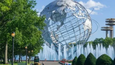 ملعب أميركا المفتوحة للتنس يحتضن واحدة من أكبر مناطق مشجعي المونديال