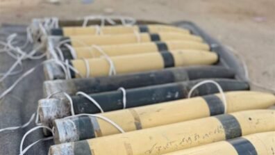 المنصة والصواريخ التي عثر عليها الأمن السوري