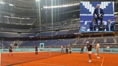 فيديو – نادال وسينر وكورتوا وبيلينغهام وجهاً لوجه .. وفلورنتينو حكماً