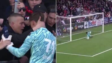 فيديو – الجماهير تودّع والد اللاعب المنافس في مشهد إنساني مهيب