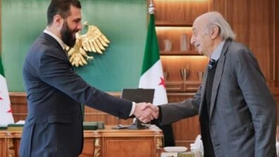 لقاء جنبلاط والشرع في دمشق.. ماذا دار بينهما؟