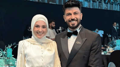 المشهوران أحمد جربوع وزوجته سالي سردانة يكشفان جنس مولودهما الثالث