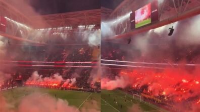 فيديو – تدريبات غلطة سراي تتحوّل إلى ملحمة دعم صاخبة