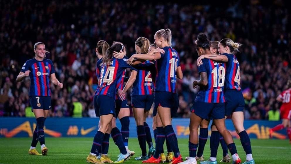 حضور مذهل لدعم سيدات برشلونة أمام بايرن ميونيخ عصر الأحد