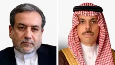 وزير الخارجية السعودي يبحث مع نظيره الإيراني تطورات المنطقة