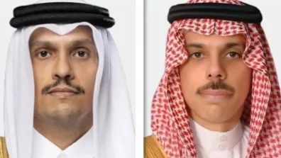 وزيرا خارجية السعودية وقطر يبحثان مستجدات أوضاع المنطقة