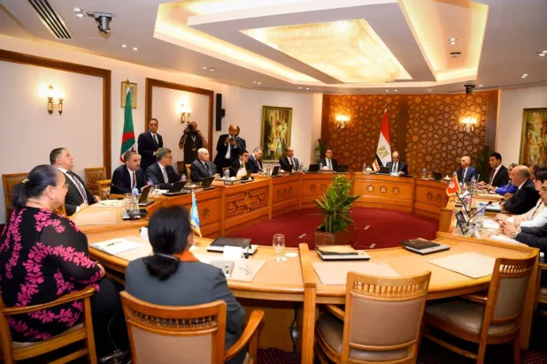 «وزاري دول الجوار» يرفض كافة أشكال التدخل الخارجي في الشأن الليبي