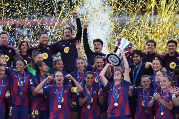 «سيدات برشلونة» يخطفن كأس أبطال أوروبا