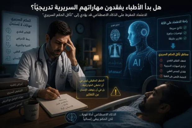 هل سيتآكل «الحكم السريري» للطبيب في عصر الذكاء الاصطناعي؟