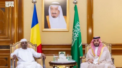 ولي العهد السعودي والرئيس التشادي يبحثان المسائل المشتركة