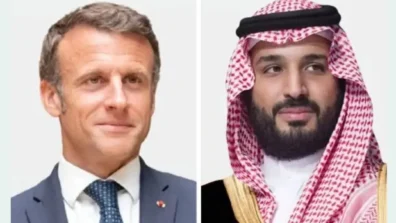 ولي العهد السعودي والرئيس الفرنسي يستعرضان تطورات الأوضاع في المنطقة