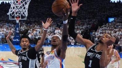 NBA: ثاندر يحسم المباراة الخامسة امام سبيرز ويتقدم 3-2 في نهائي الغرب