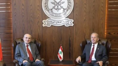 منسى للسفير الأميركي: المفاوضات طريق الاستقرار