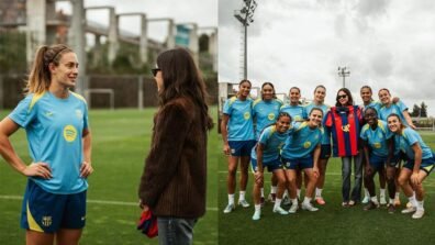 فيديو – قبل الكلاسيكو .. أهازيج برشلونة تدوّي في حفل أوليفيا رودريغو