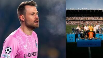 فيديو – حارس بلجيكا يودّع الملاعب سعيداً وباكياً