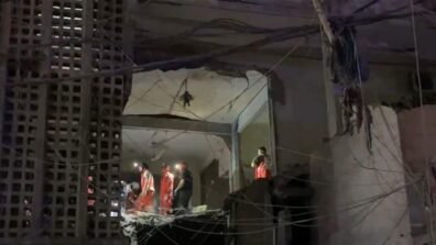 ​بالفيديو – في صيدا.. غارة على شقة سكنية فجرًا
