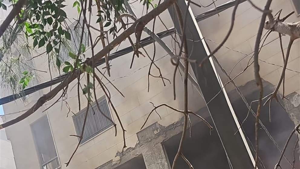 بالفيديو – مشاهد من مكان الإستهداف في منطقة الشويفات