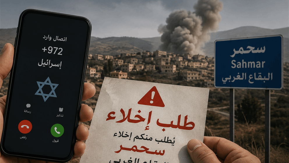 بالفيديو – اتصال.. وطلب إخلاء سحمر بالبقاع الغربي