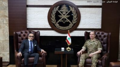 السفير المصري يؤكد دعم بلاده للجيش اللبناني خلال لقائه العماد هيكل في اليرزة