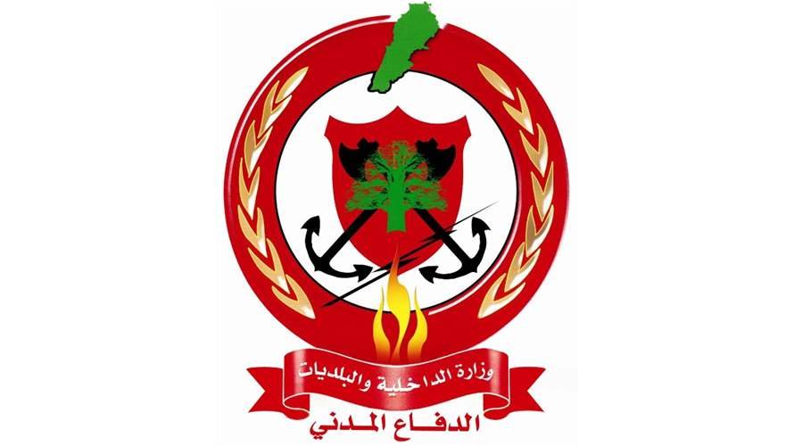 الدفاع المدني: 126 مهمّة خلال الـ 24 ساعة الماضية