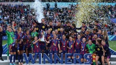 برشلونة يتوج بلقب دوري الأبطال للسيدات بفوز كاسح على ليون