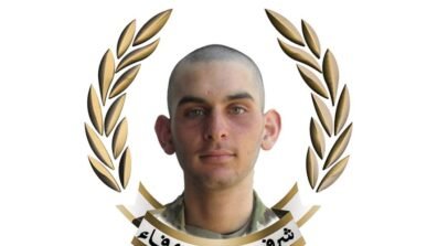 الجيش اللبنانيّ ينعى صالح محمد سوني الذي استشهد في غارة إسرائيلية معادية في محيط مركزه قرب سد بحيرة القرعون – البقاع الغربيّ