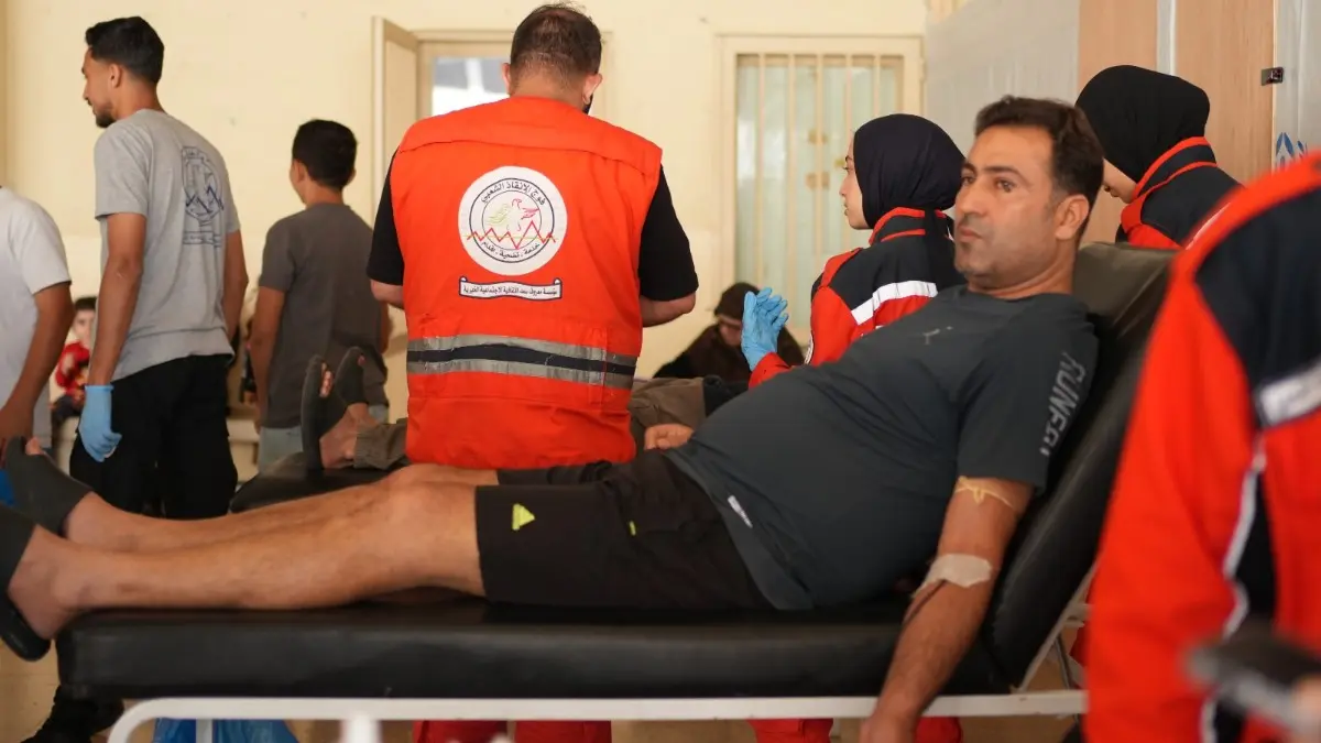 حملة تبرع بالدم في صيدا دعماً للجنوب والمصابين